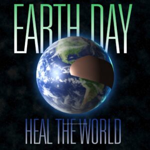 Earth Day Worship Video - Earth with a bandage on it - heal the world