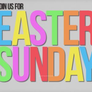 Easter Invitation Video - a colorful invitation to Easter Sunday worship