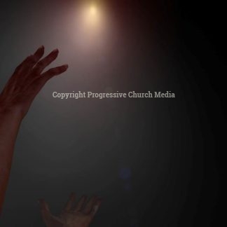 Grace Video. Two hands, reaching upwards, looking for grace and giving praise.