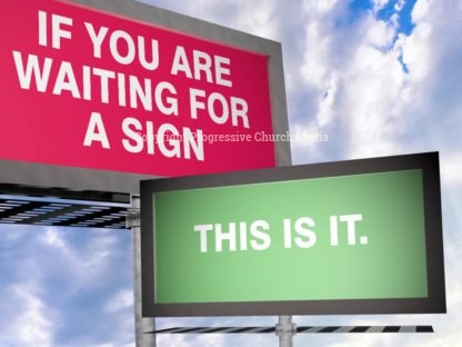 Looking For A Sign Video - Billboards remind us not to wait for a signal or sign