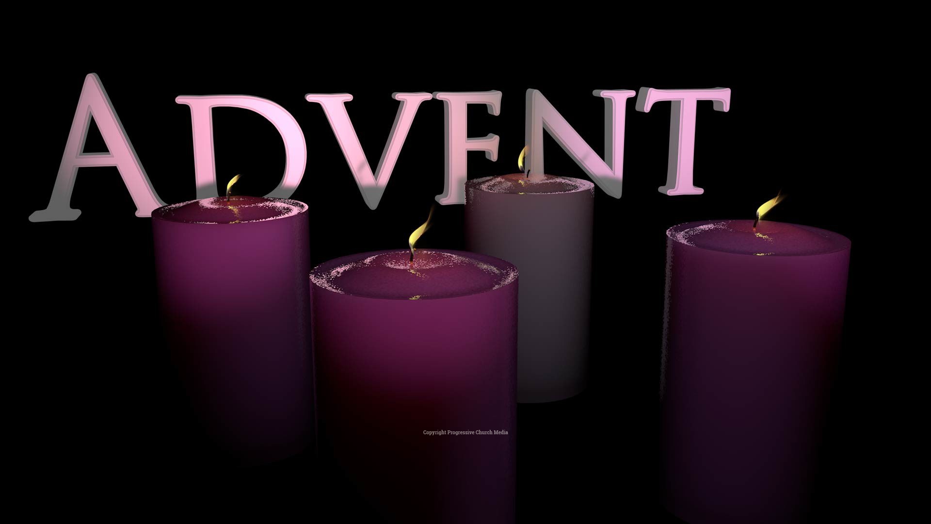 Advent Wreath Images Purple Video Progressive Church Media