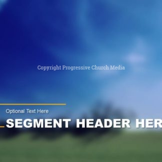 Worship Welcome PowerPoint - slide with text placeholders; background features a sunny meadow