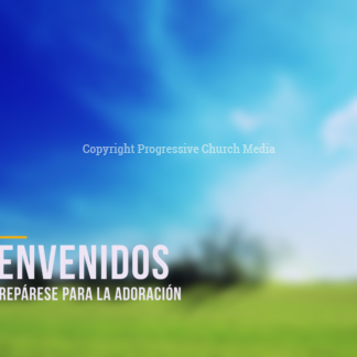 Worship Welcome Video - a sunny meadows welcomes everyone to worship