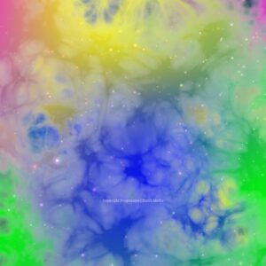 Rainbows Welcome Graphics - a burst of bright colors fills the screen