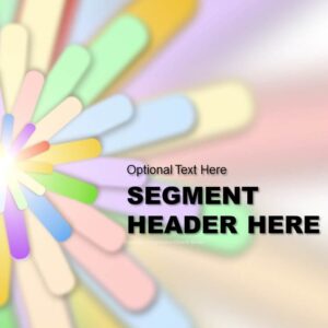 Rainbows Church Welcome PowerPoint - slide with text placeholders; background features a spiral of bright rainbow colors