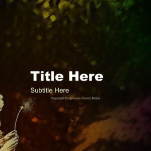 Divine Feminine Worship PowerPoint - slide with text placeholders; background features a woman blowing on a dandelion, scattering seeds everywhere