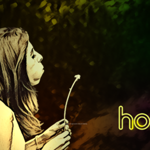 Divine Feminine Worship Video - woman blows on a dandelion and spreads seeds across the screen