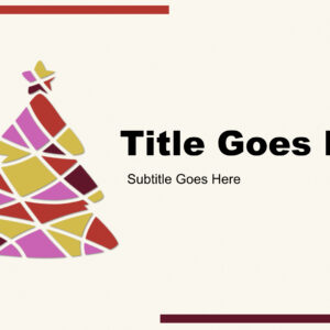 O Tannenbaum Red PowerPoint