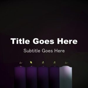 Advent Purple 4 PowerPoint