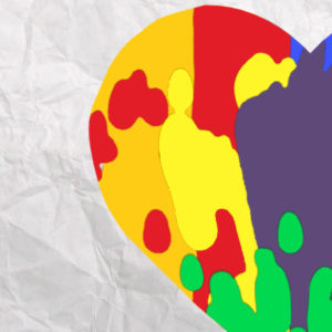 God's Masterpiece Graphics. Drips of paint for a heart - to symbolize that you are a masterpiece made by God.