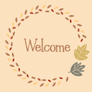 Fall Colonial Wreath Graphics - image of a colonial-inspired fall wreath