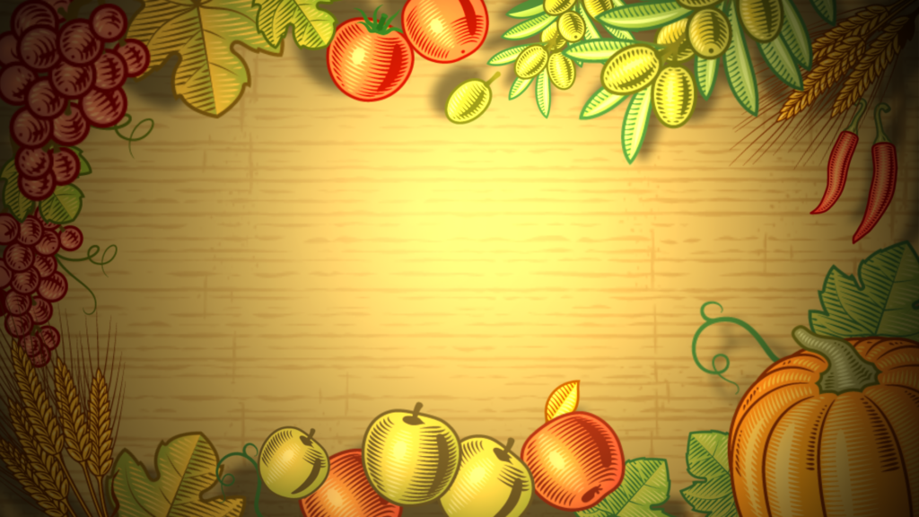 Thanksgiving Greeting Retro Graphics