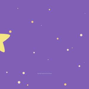 Starry Welcome (Stars) Graphics - stylized purple sky with stars