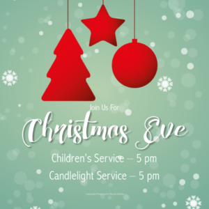 Christmas Eve 2017 Social Media PowerPoint Templates - social media templates featuring red Christmas ornaments