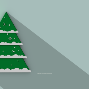 Christmas Tree Shadow Graphics - stylized Christmas Tree with a long shadow