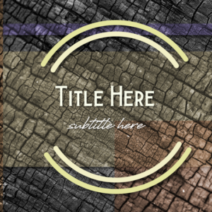 Ash Wednesday Worship Welcome PowerPoint - title slide with placeholder for title and subtitle