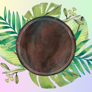 Palm Sunday Church Greeting Graphics - pastel watercolor background with palm fronds