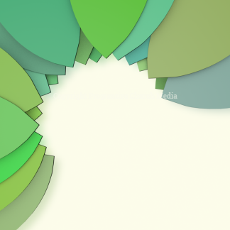 Palm Sunday Sermon Graphics. An arc of green palms to help you celebrate Palm Sunday