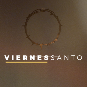 Crown of Thorns Good Friday Video - a crown of thorns set against a dark background with the words "Viernes Santo"