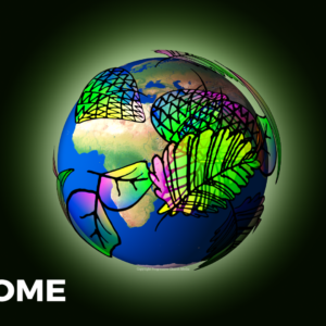 Earth Day Every Day Video - colorful leaves encircle the world