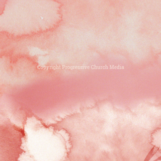 Floral Church Greeting Graphics - pink watercolor background with floral flourishes