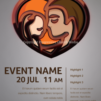 Families Belong Together Flyer - poster template features image of parent and child reunited after being separated