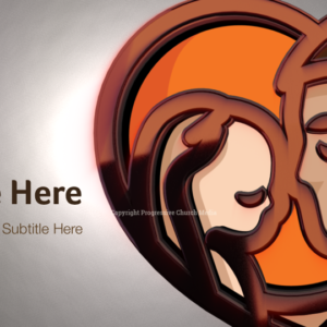 Families Belong Together PowerPoint - slide features parent and child reunited after separation