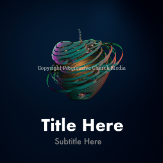 What Is Sin PowerPoint - slide featuring an distorted apple (visual depiction of sin)