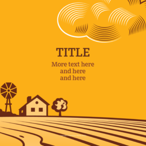 Fall Field Social Media Templates. This golden fall farm field welcomes everyone