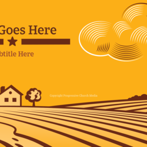 Fall Field PowerPoint. This golden fall farm field welcomes everyone