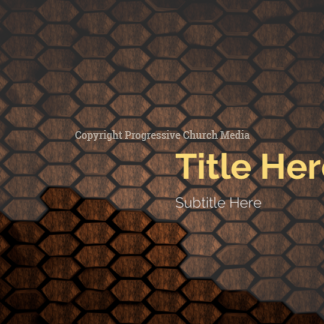 Flowing Wood PowerPoint. Modern worship resources featuring a stylized wave of wood.