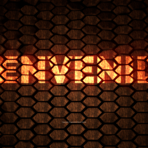 Flowing Wood Video - a patterned wooden background with the word "Bienvenido"