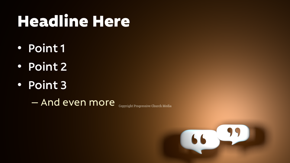 Discussions PowerPoint - Progressive Church Media