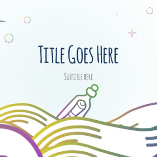 Message In A Bottle PowerPoint - slide features a message in a bottle floating on ocean waves