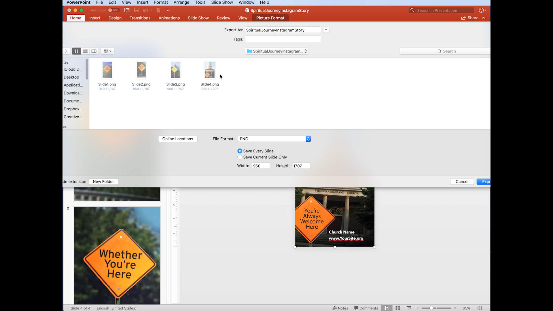 In this tutorial, we show you how to create an Instagram Story using our Spiritual Journey template.