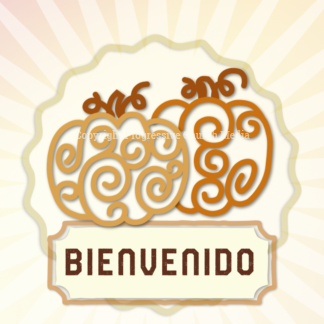 Autumn Pumpkins Video. Orange swirls become welcoming pumpkins