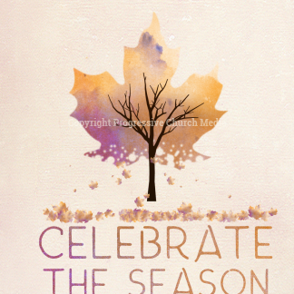 Falling Leaves Instagram Story. Falling leaves welcome everyone to worship