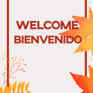 Autumn Leaves Instagram Story.Colorful fall leaves welcome all