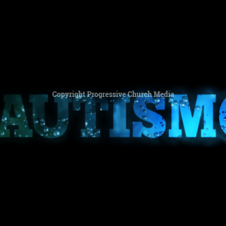 Baptism 2019 Video - the word "Bautismo" filled with liquid and bubbles