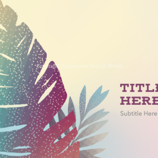 Palm Sunday 2019 PowerPoint