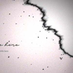 Ash Wednesday Scorched Paper PowerPoint. Scorched paper reveals a cross for Ash Wednesday