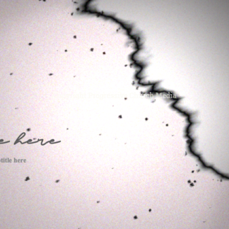 Ash Wednesday Scorched Paper PowerPoint. Scorched paper reveals a cross for Ash Wednesday