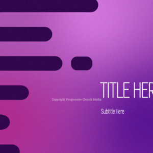 Pray Fast Give PowerPoint - purple themed PowerPoint slides for Lent with the words "pray, fast, give"