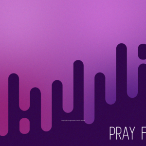Pray Fast Give Video - modern image in shades of purple (for Lent) with the words "pray, fast, give"