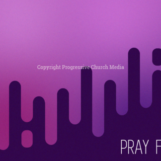 Pray Fast Give Video - modern image in shades of purple (for Lent) with the words "pray, fast, give"