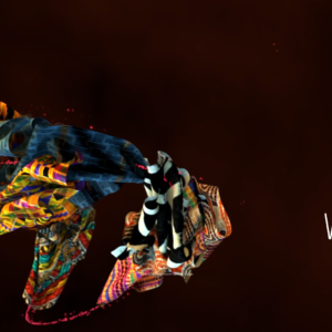 African Cloth Video - vibrant African textiles flow across the screen with the word "Welcome"