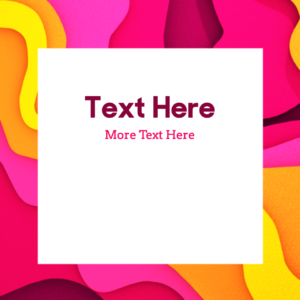 Pentecost Waves Social Media. Bright colorful waves for Pentecost. Formatted for social media posts