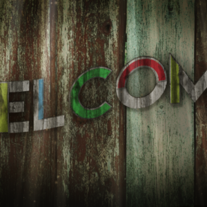 Country Welcome Video. A message of welcome set against the wood of an old country barn.