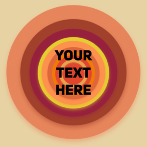 Fall Circles Welcome Social Media. Colorful fall-colored circles welcome everyone.