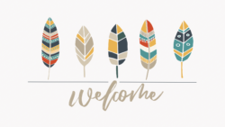 Rustic Fall Welcome Video. Stylized autumn leaves welcome everyone.